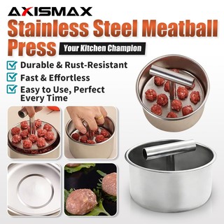 COD    Cetakan Bakso  Stainless Steel, Alat Pembuat Bakso dan Bakso Ikan, Cetakan Dapur Rumah, Alat Masak Harian