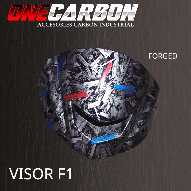 Visor F1 คาร์บอนปลอมแปลงวาริation Carbon visor F1 Variation 22