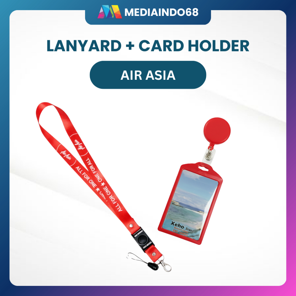 HP GANTUNGAN LANYARD ID CARD STRAP ที่วางโทรศัพท์มือถือ airasia