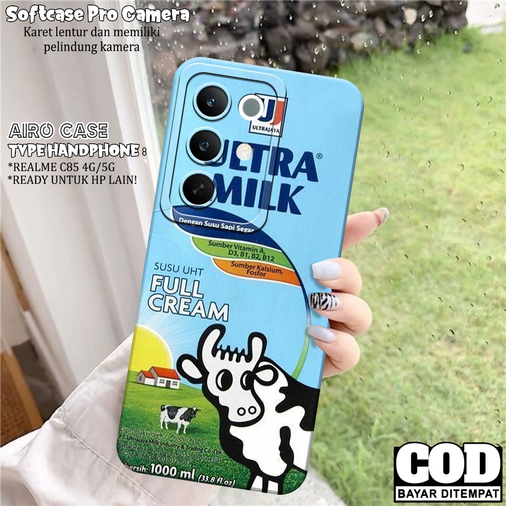 HP เคส REALME C85 4G/5G ล่าสุด - เคส REALME C85 4G/5G Softcase - เคสแฟชั่น DRINK - เคส REALME C85 4G