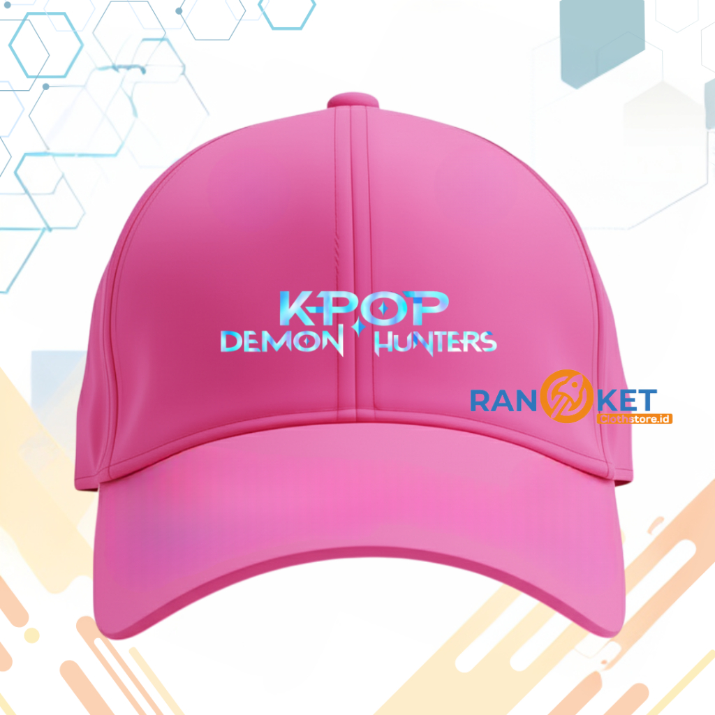 K-pop Demon Hunters หมวกเด็ก K-pop Demon Hunters ชายหญิงเบสบอลหมวกวัสดุข่มขืน