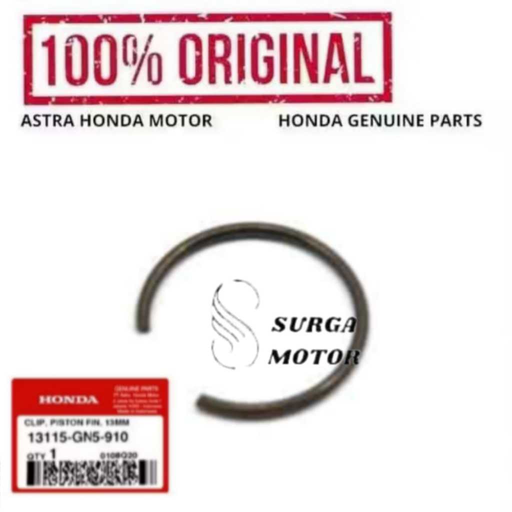 13 มม.คลิปลูกสูบสําหรับ Honda BeAT POP eSP Vario 125 eSP K60 Revo FI K03 Spacy FI KZL Supra X 125 He