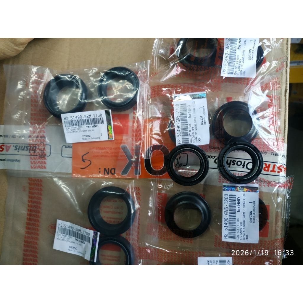 ซีล SHOCK SOK ASPIRA FEDERAL KYB ORIGINAL BEAT VARIO SCOOPY CB150 CBR 150 PCX ADV 110 125 150 160 LE