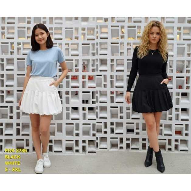 COTTON TISSUE SKIRT 8786