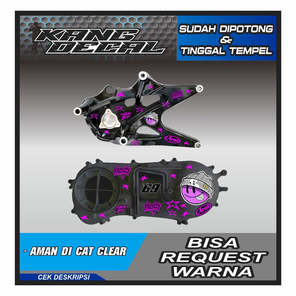 สติ๊กเกอร์ CVT และ ARM สําหรับ Nmax / Aerox Frienz Motif