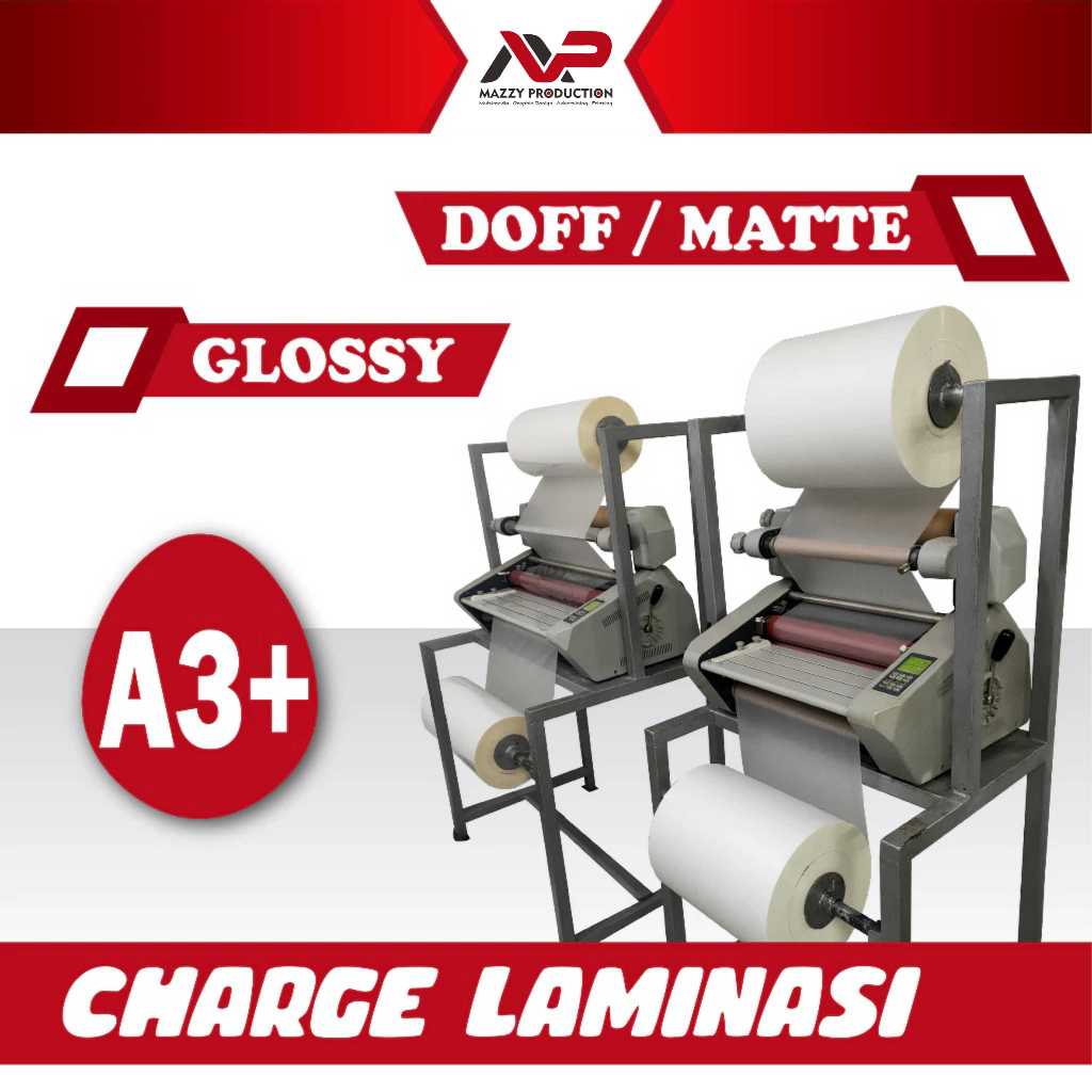 LAMINATING / LAMINATION SIZE A3+ / LAMINATION DOFF AND GLOSSY A3+