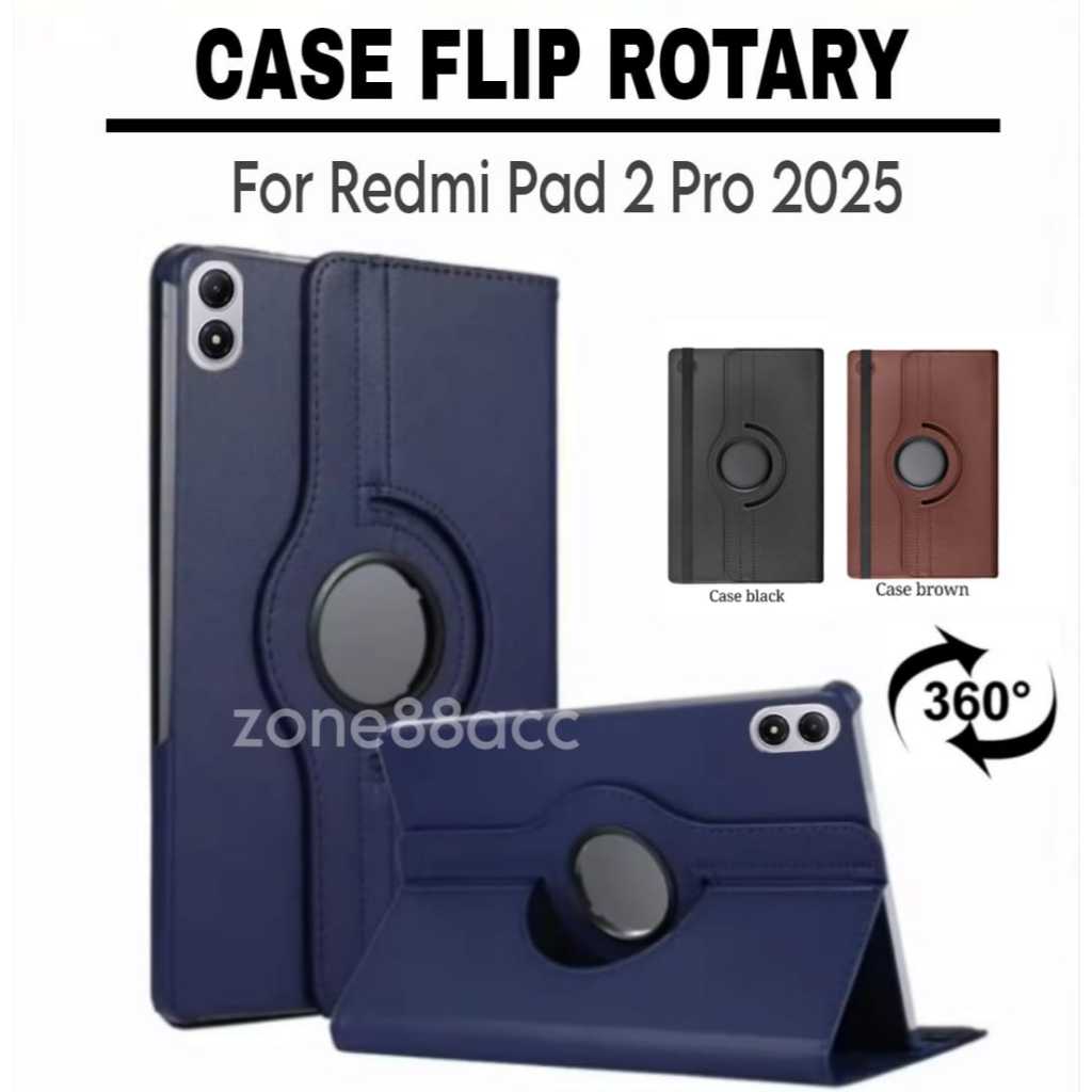 เคสโรตารี Redmi Pad 2 Pro 12.1" นิ้ว 2025 / เคส Redmi Pad 2 Pro / เคสแท็บเล็ต Redmi Pad 2 Pro / เคส 