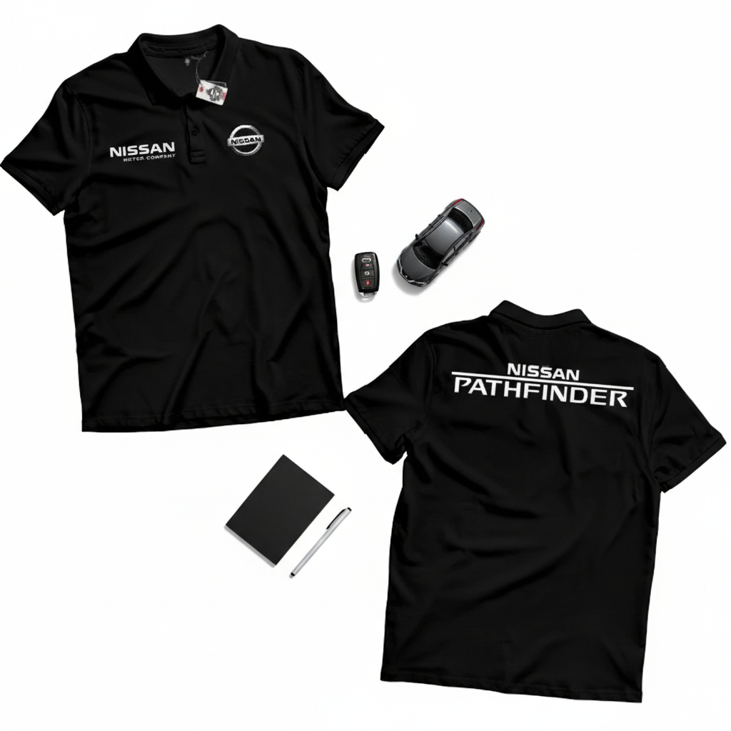 KARIMAKE เสื้อโปโล Nissan Pathfinder เสื้อคอปกรถยนต์ SUV Adventure