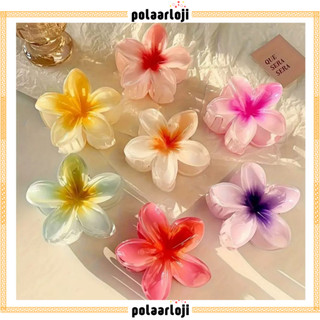 PA Jepit Rambut Jedai Bunga Kamboja Bali Frangipani Hair Clip Beach Style Hair Claw 8 cm Aksesoris Wanita Pantai IR105