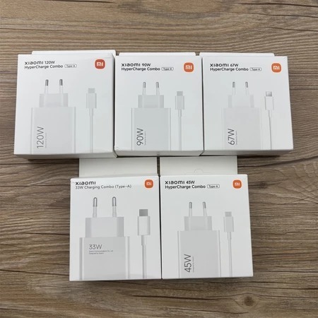 Xiaomi 67W / 90W / 120W Original Type C Plug Charger / Fast Charger Combo