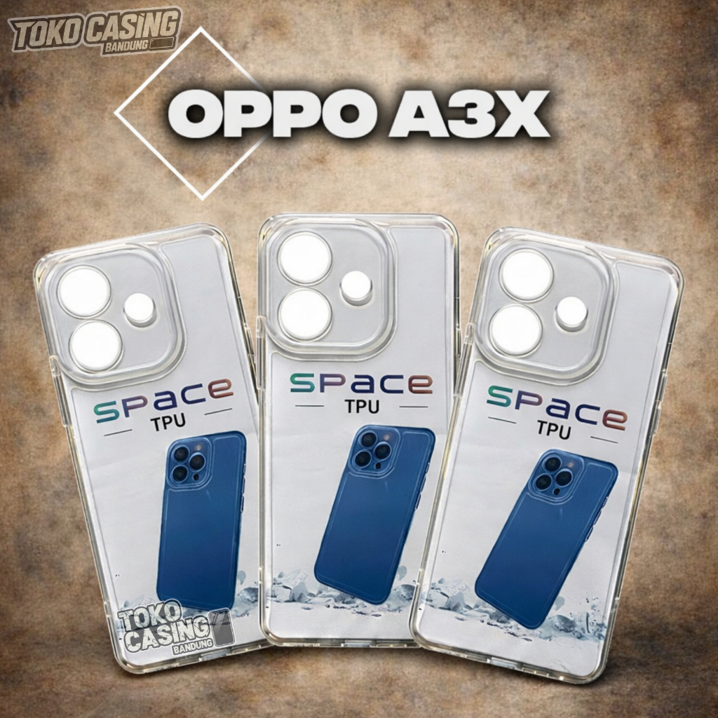 Oppo A3X 4G Clear Case (CPH2641) A3X 5G (CPH2681) Plain Casing