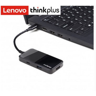 LEn0v0 Thinkplus อะแดปเตอร์ฮับ USB 5in1 Type C 3.0 HDMI 4K 5Gbps