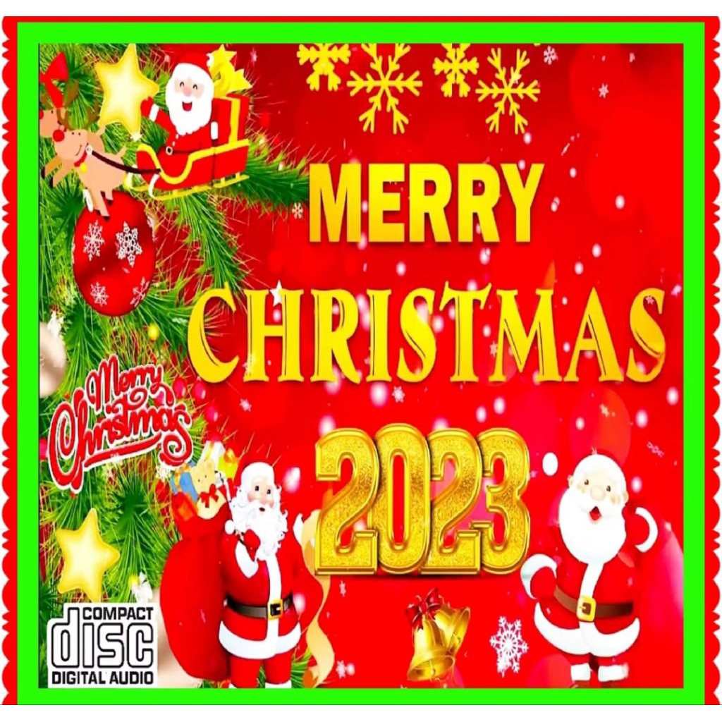ซีดีเพลง CASSETTE - CD COMPACT DISC เสียงเพลง MERRY CHRISTMAS SONGS - CHRISTMAS SONGS 2021 - WESTERN