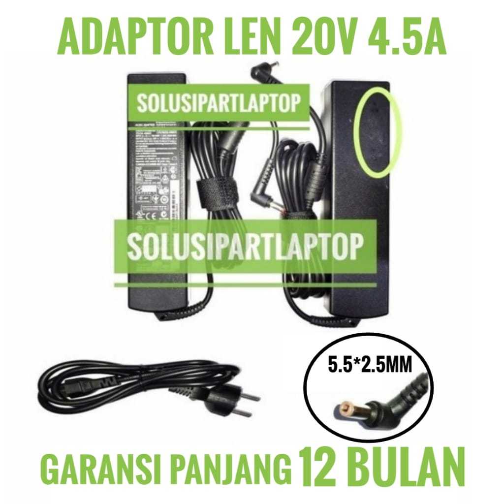 รับประกัน 1 ปี - LENOV0 Z460 Z560 20V 4.5A 5.5*2.5MM STICK SHAPE ADAPTER