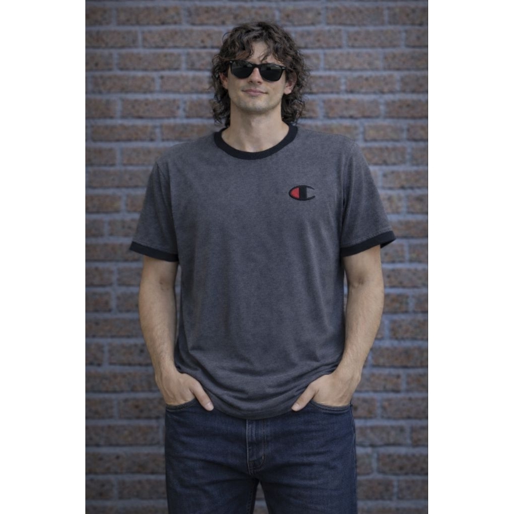 C**MPION 0R1 เสื้อยืด ไซส์ L ทรงเข้ารูป (P73 x L53)