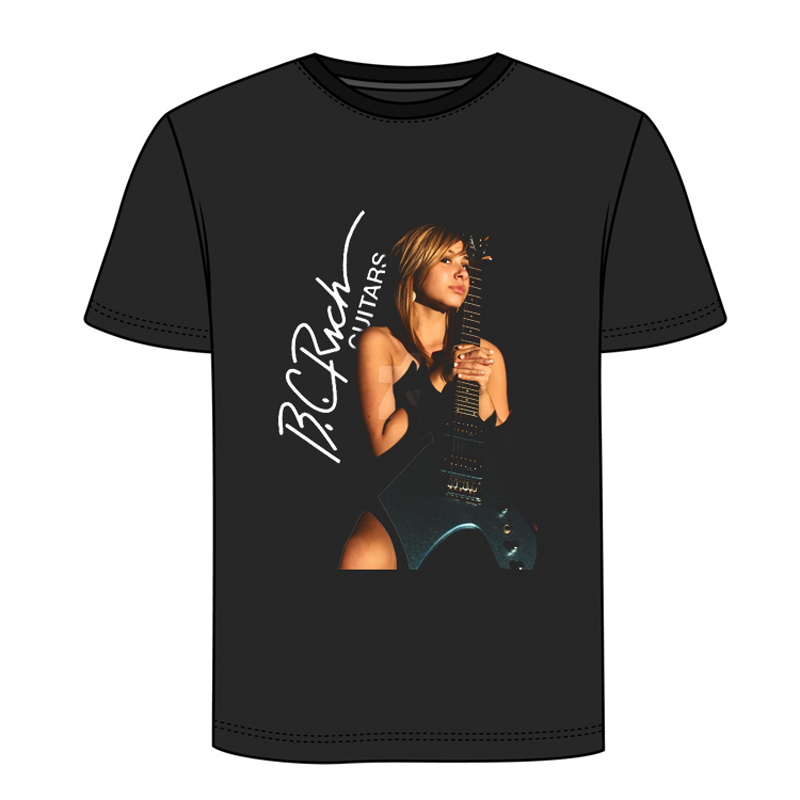 BC Rich Guitars Tshirt เสื้อยืดผ้าฝ้าย 100% ขนาด SML XL XXL 3XL 4XL