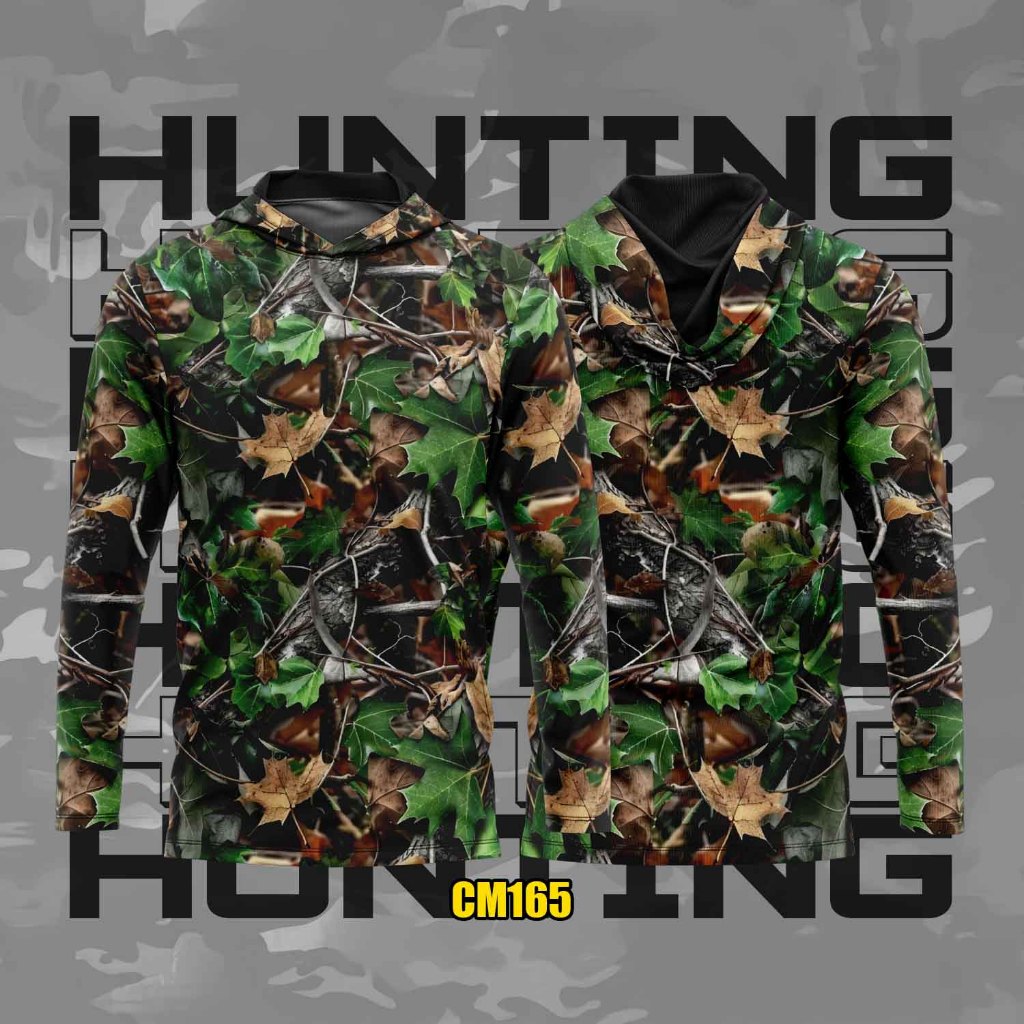Camo Hunting Shooting Jersey_Premium Camo Hunting Shirt Series CM165_Comcomcomcomcoming Camo Shirt C
