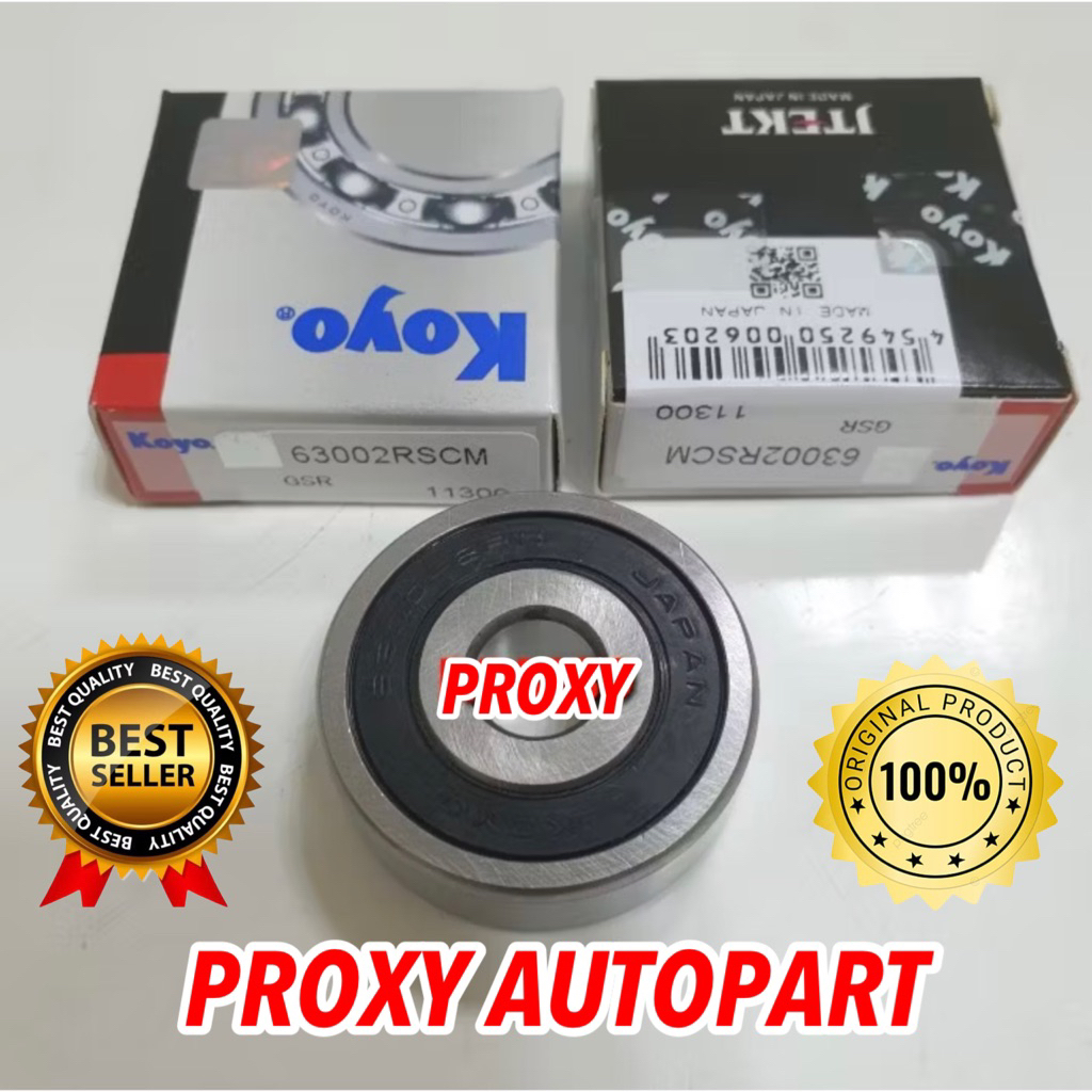 Lahar Bearing 6300 2RS KOYO ORIGINAL - PROXY AUTOPART