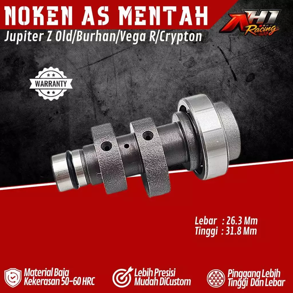 AH1 Camshaft Camshaft วัสดุดิบ Jupiter Z Old Burhan Vega R Old New Crypton AH1 Racing
