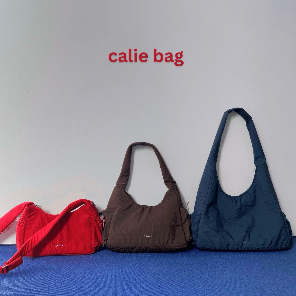 Calie Tote Bag – Gladsome / กระเป๋าสะพายไหล่ผู้หญิง / วัสดุ Crinckle Nylon – โปรปัง
