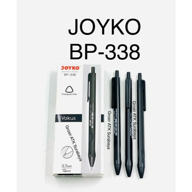 IP99 - Joyko BP-338 ปากกา Joyko ปากกา Joyko Ball Pen Joyko BP-338 ปากกาลูกลื่นสีดํา