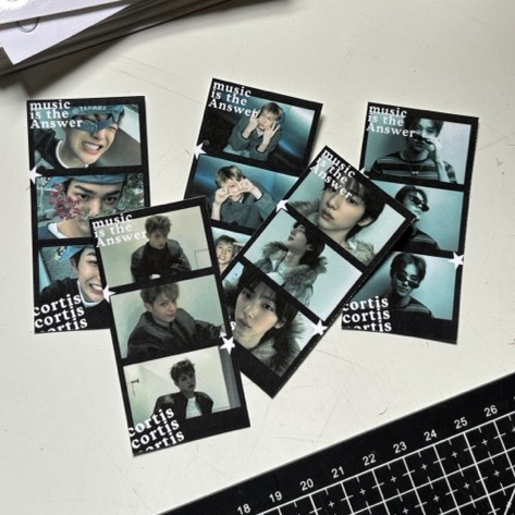 PHOTOSTRIP CORTIS STICKER SET บรรจุ 5 สมาชิก