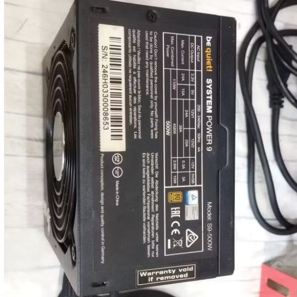 500W BEQUIET 80+ BRONZE PSU STILL SEALED