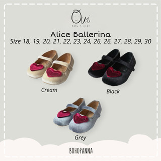 Bohopanna Alice Ballerina Shoes / sepatu flat anak perempuan