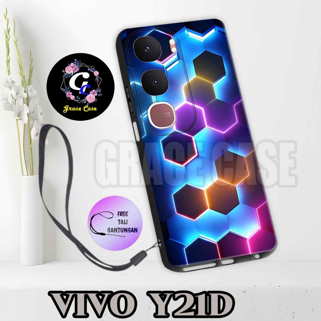 HP (GC10) VIVO Y21D Rubber Softcase / Abstract Case / Mens Case / VIVO Y21D Silicone Tpu Pro Camera 
