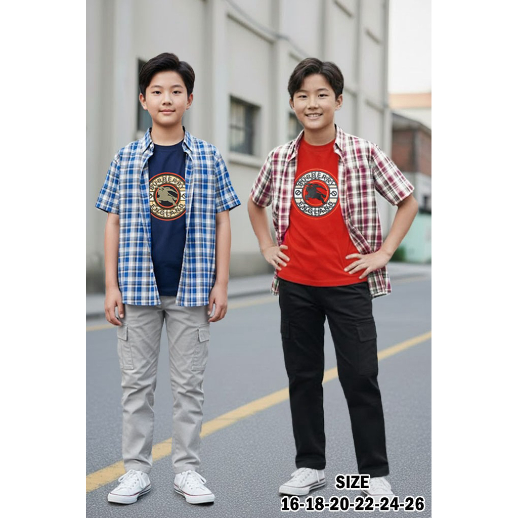 KEMEJA 3in1 Suit *เสื้อ+เสื้อ+ชิโนคาร์โก้* 789th/ 10-13th