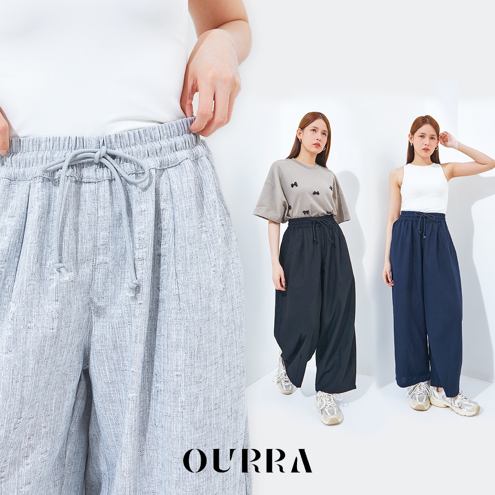 OURRA Womens Pants - Barrel Relax Pants