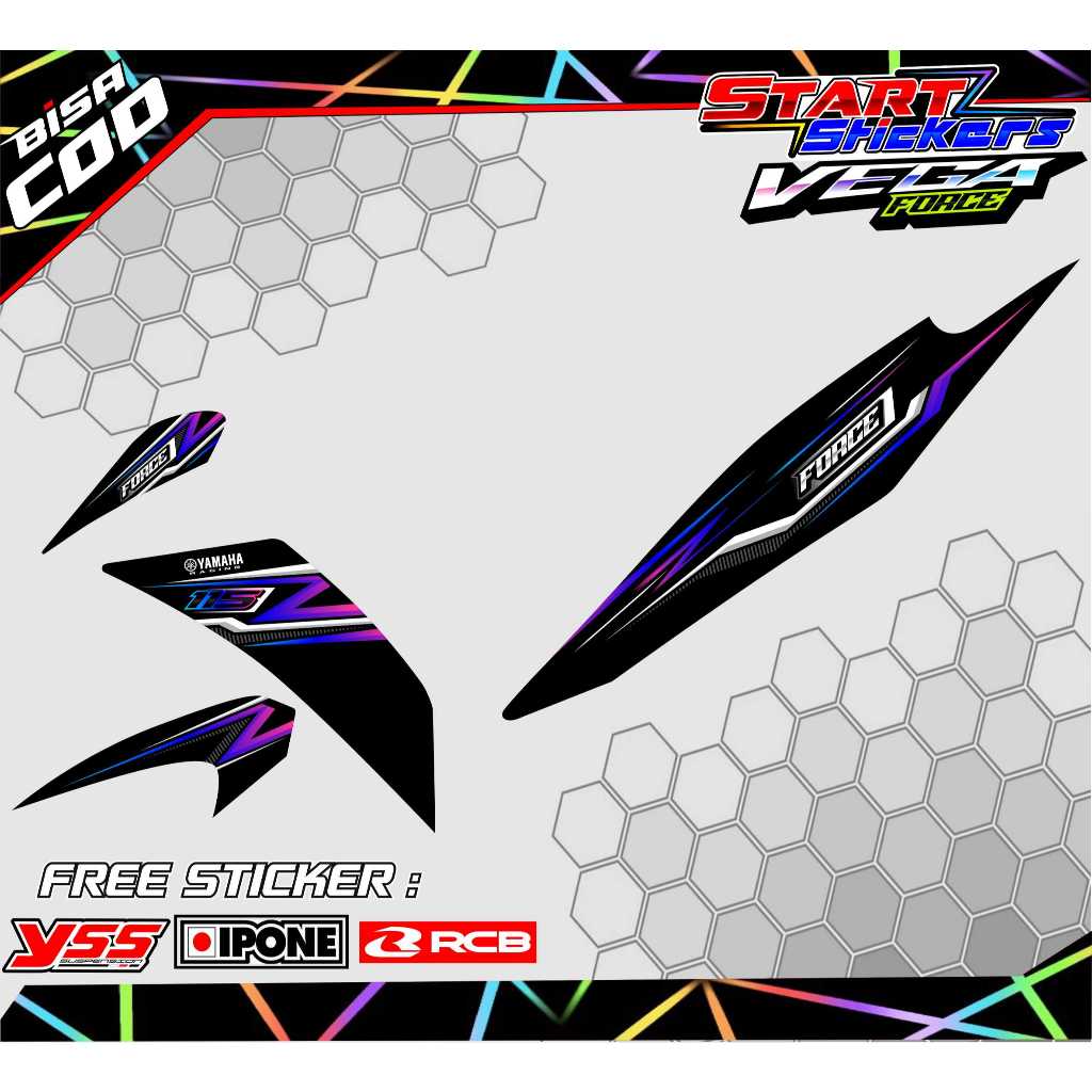 YAMAHA VEGA FORCE 115 VARIATION STRIPING / YAMAHA VEGA FORCE 115 VARIATION STICKER