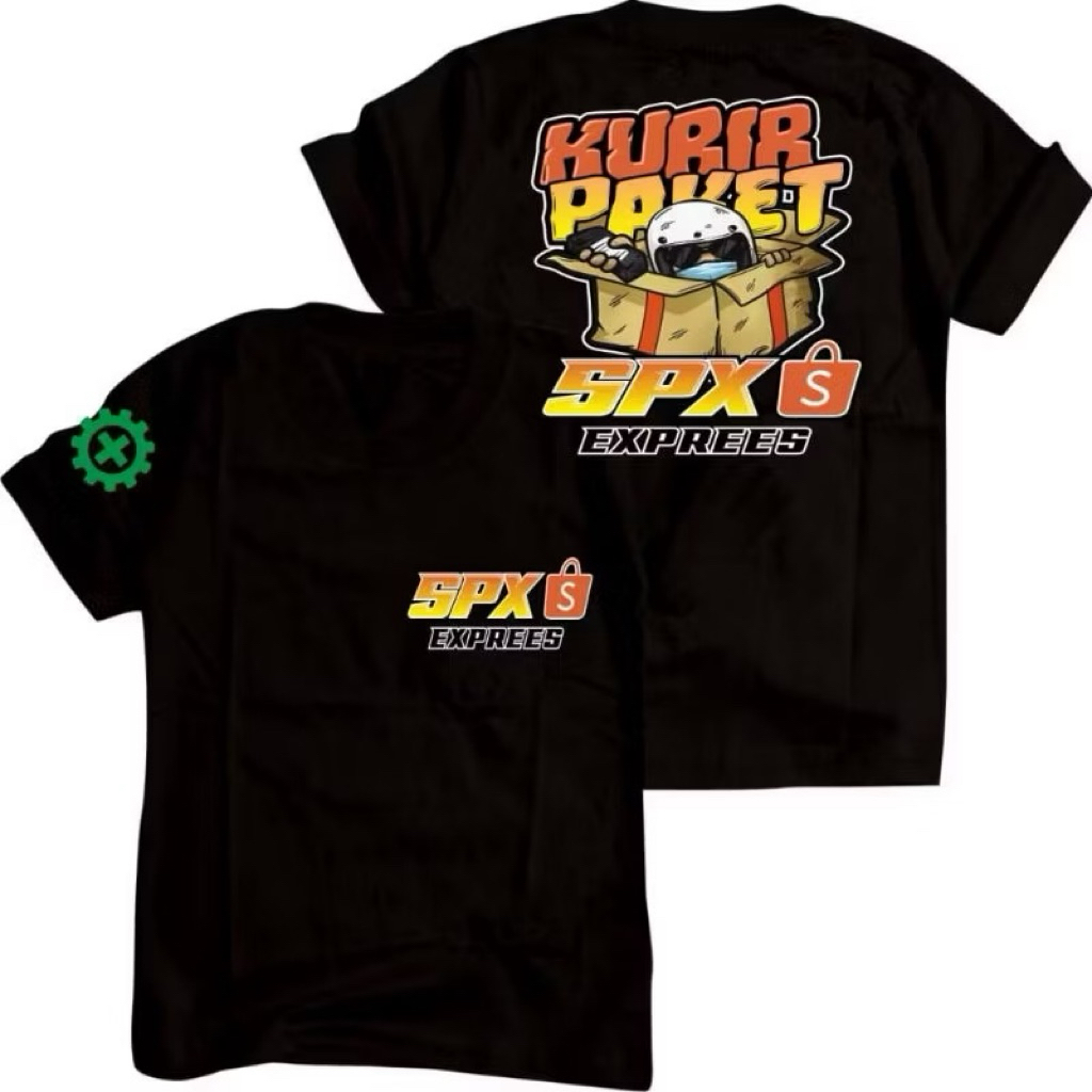 SPX COURIER PACKAGE เสื้อยืด DISTRO TOP สําหรับผู้ชาย