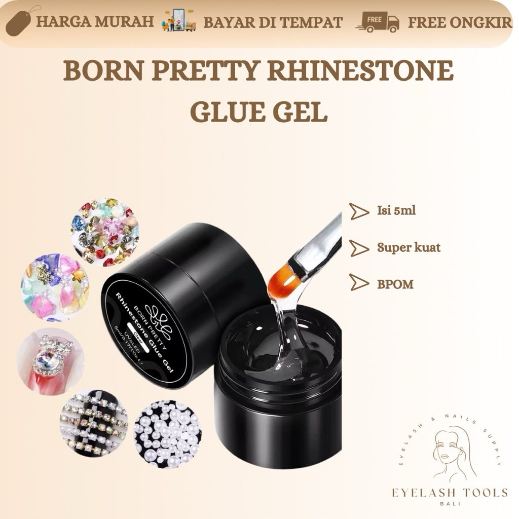 Born Pretty Rhinestones Glue Gel / Emboss Gel Born Pretty / กาวเจลนูน Born Pretty / กาวเจลนูน