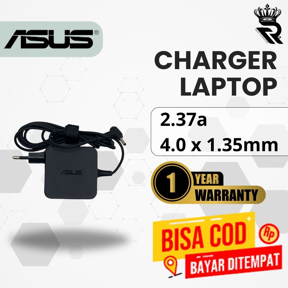 อะแดปเตอร์ชาร์จสําหรับ Asus TP412 TP412U TP412UA TP412UQ TP412F TP412FA 2.37A 4.0x1.35 มม.แล็ปท็อป