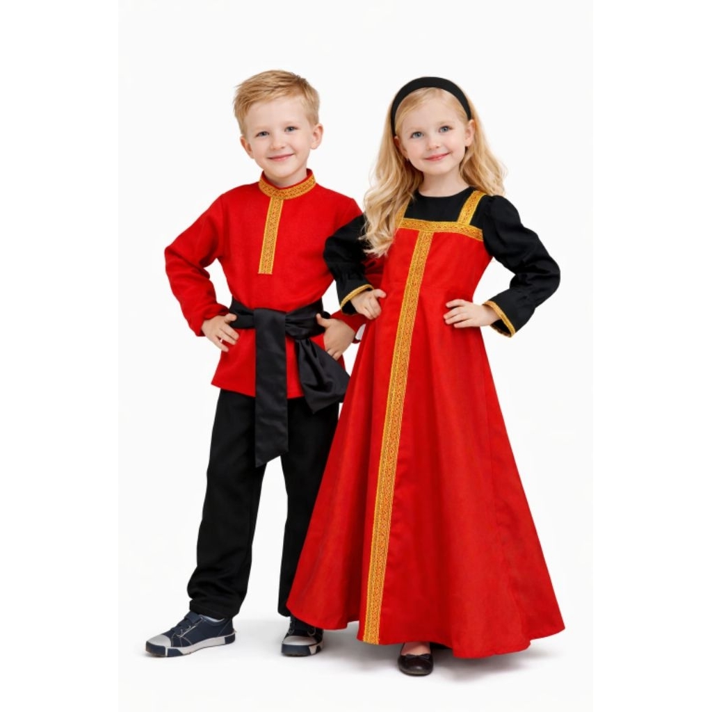 BAJUANAKUNIK / RUSSIAN COUNTRY COSTUME / UN DAY COSTUME / RUSSIAN COSTUME / CHILDRENS PROFESSIONAL C