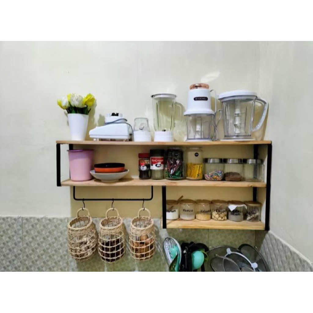 KITCHEN WALL RACK / WALL-MOUNTED SPICE RACK / แร็คอเนกประสงค์