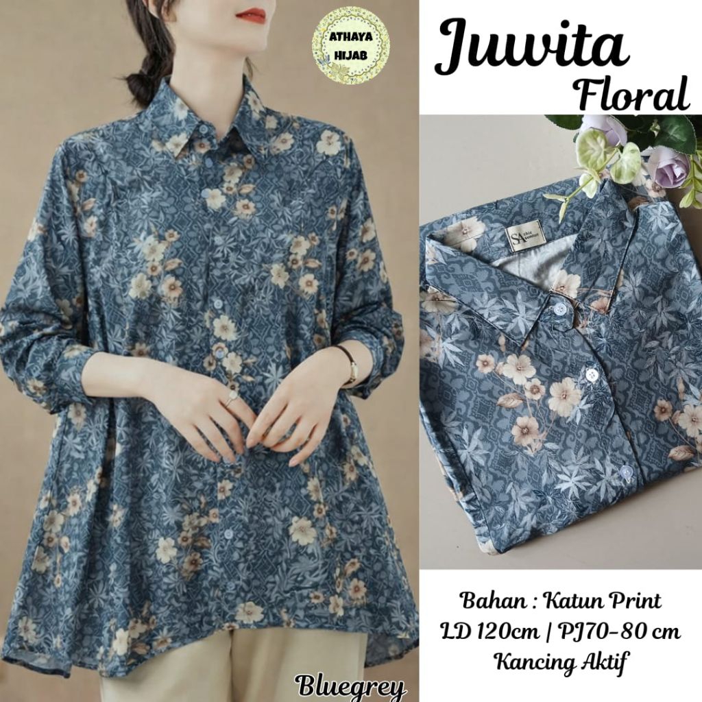 เสื้อพิมพ์ลาย Juwita Flora
