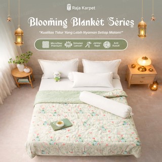 RAJA KARPET - Selimut Bedcover Blooming Series Motif Cantik Estetik Lembut Uk120 160 180x200cm [3]