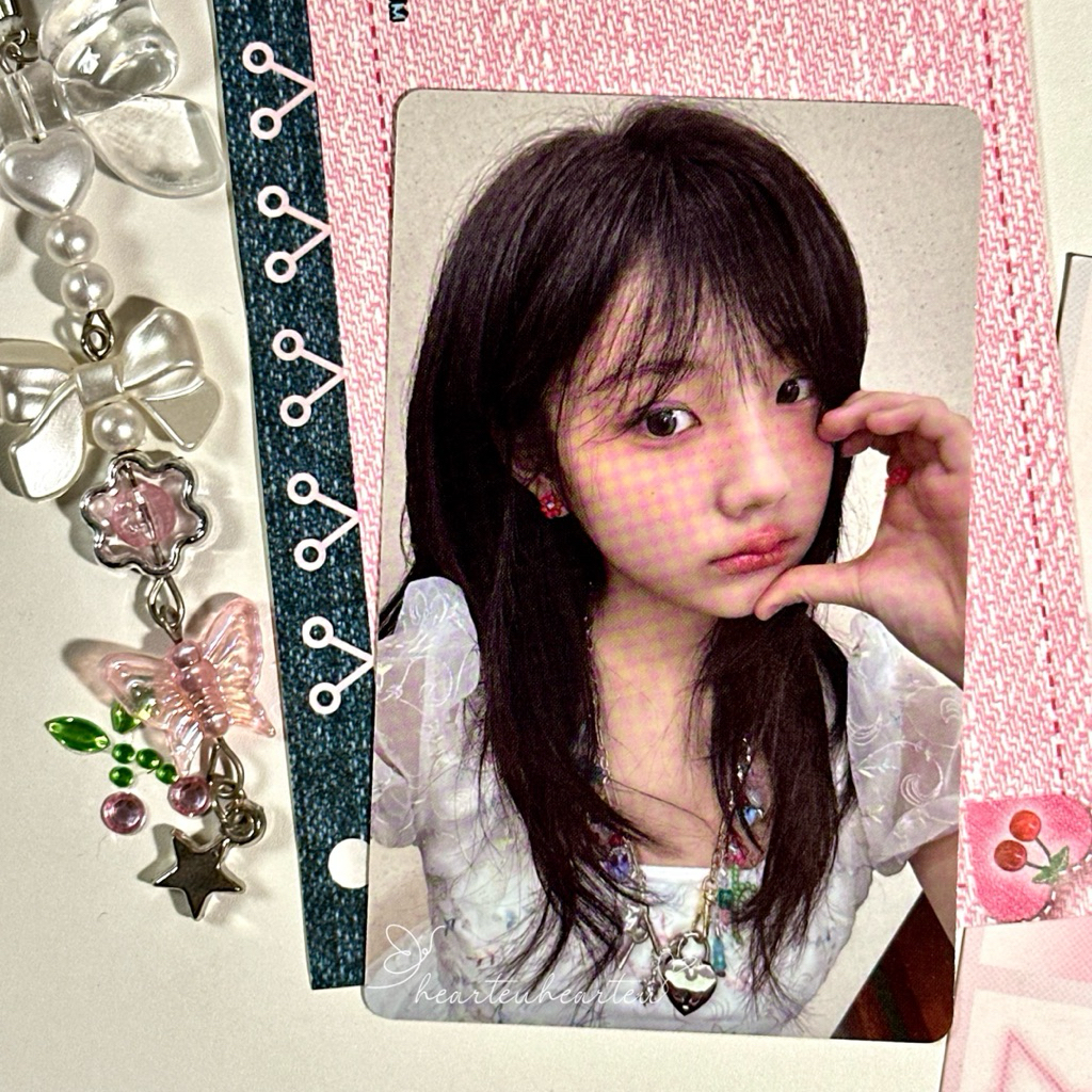 Hearteuheartu ILLIT Lee Wonhee Official Photocard จาก POB Weverse Global 1 eras Ill Like You (pc pon