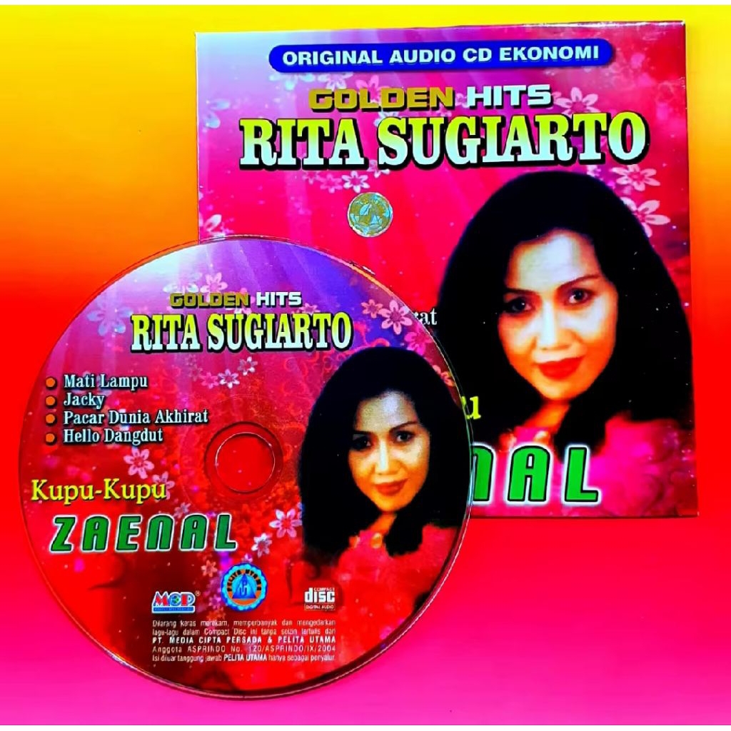 ซีดี CASSETTE CIMPACT DISC DANGDUT SONGS ALBUM RITA SUGIARTO FULL ALBUM - RITA SUGIARTO CASSETTE - D