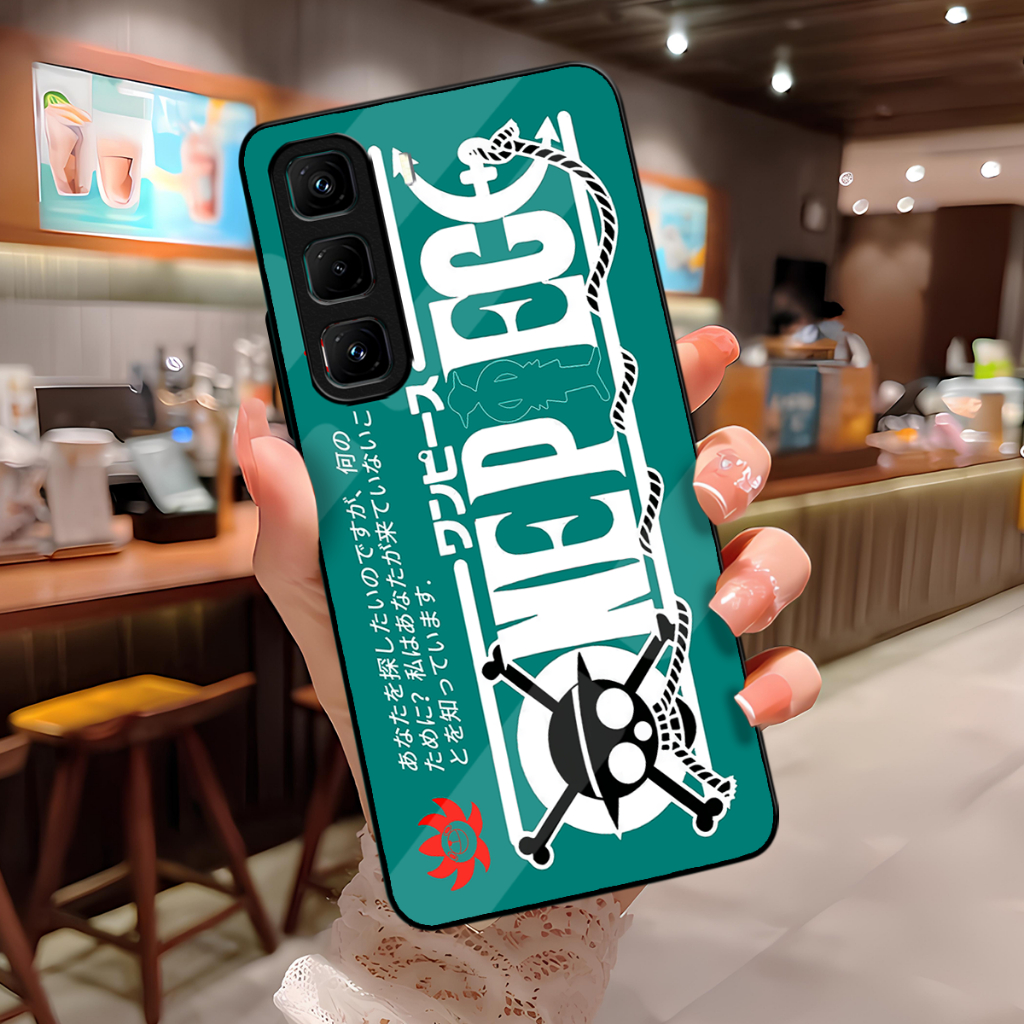( EL 7 ) Softcase แก้วสําหรับ Infinix Hot 60 l Hot 60i l Hot 60 pro l Hot 60 pro plus + Anime Motif 