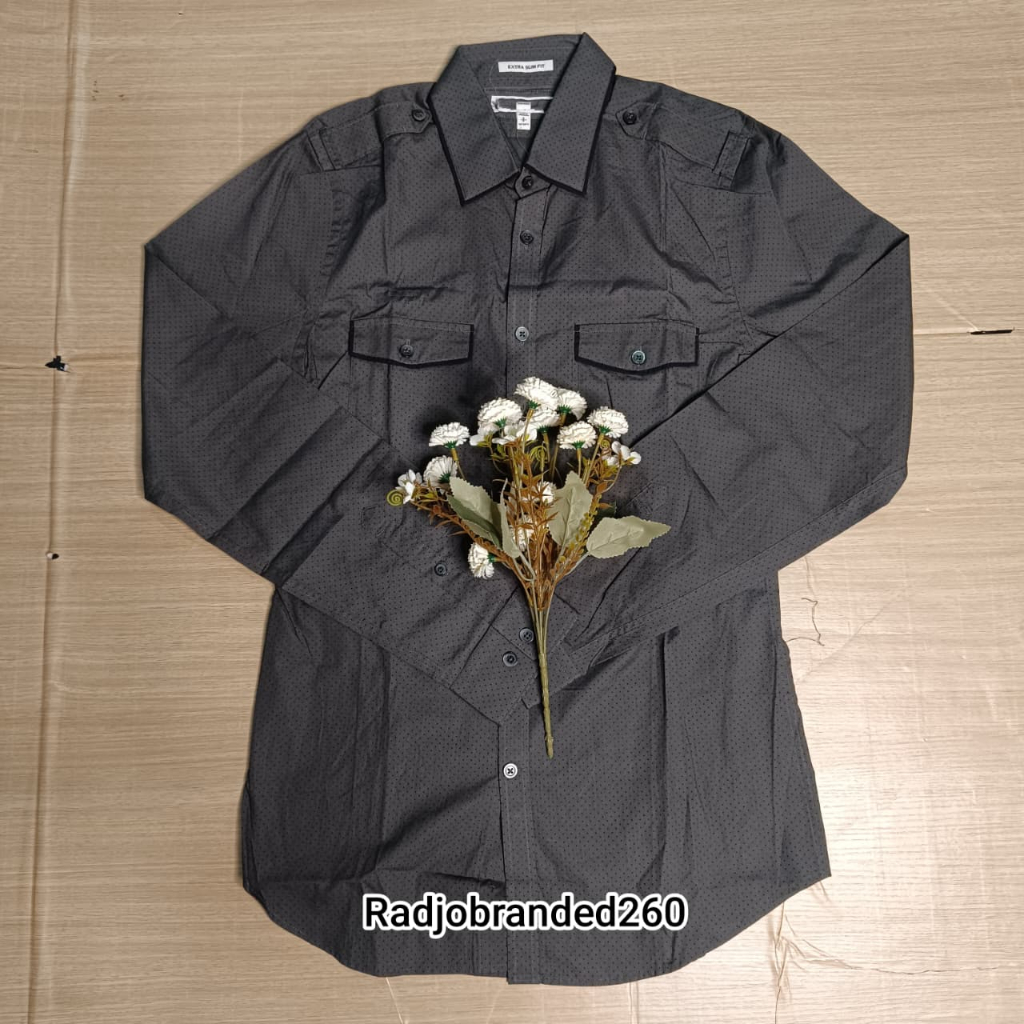 KEMEJA เสื้อเชิ้ตแขนยาวผู้ชาย E62