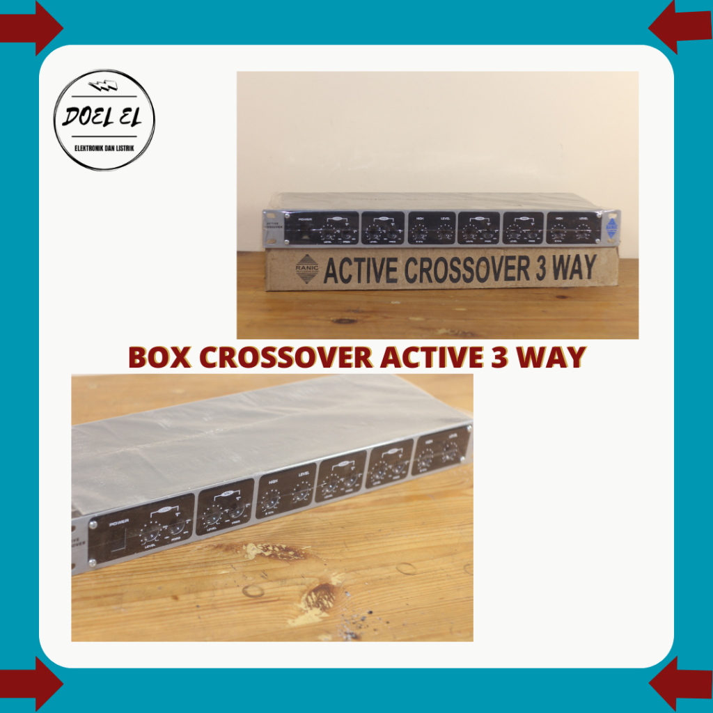 กล่อง CROSSOVER ACTIVE 3 WAY | RAIC 3 WAY ACTIVE CROSSOVER BOX