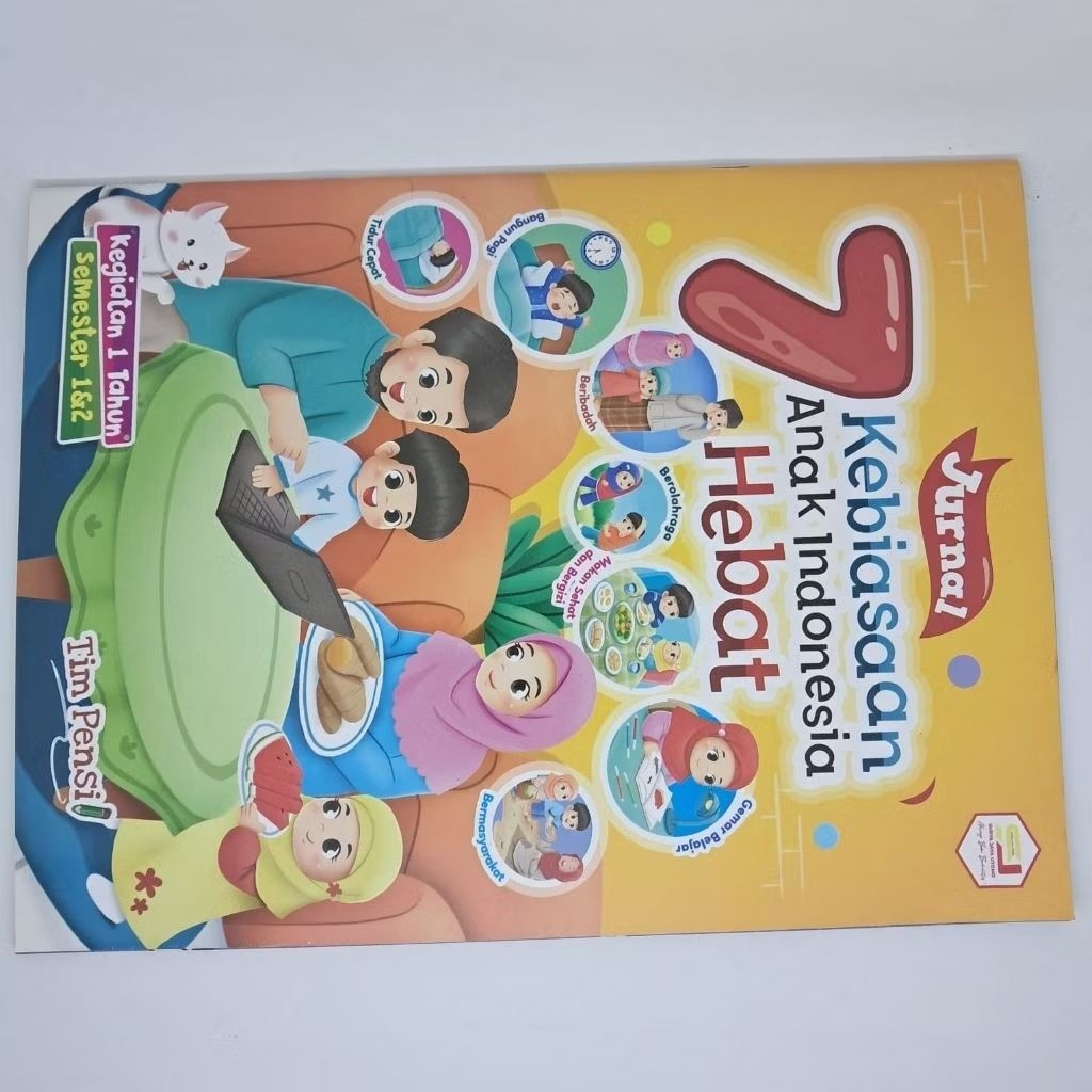 7th อินโดนีเซีย Great Childrens Habit Journal Book สําหรับ 1 ปี