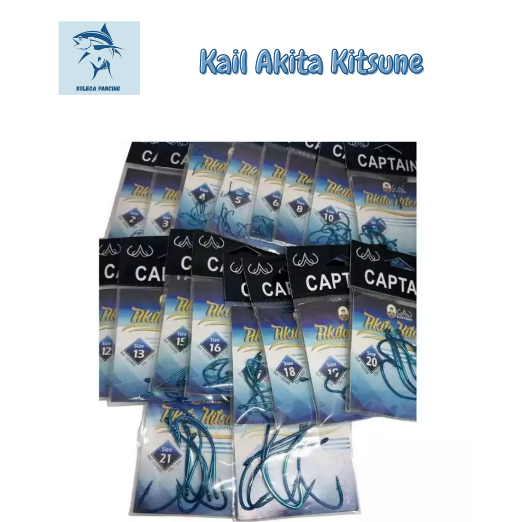 CAPTAIN AKITA KITSUNE FISHING HOOK 1030RB