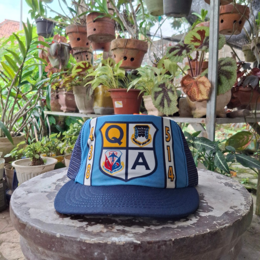 หมวก Trucker Vintage 438th Military Airlift Wing & 514th Military Airlift Wing