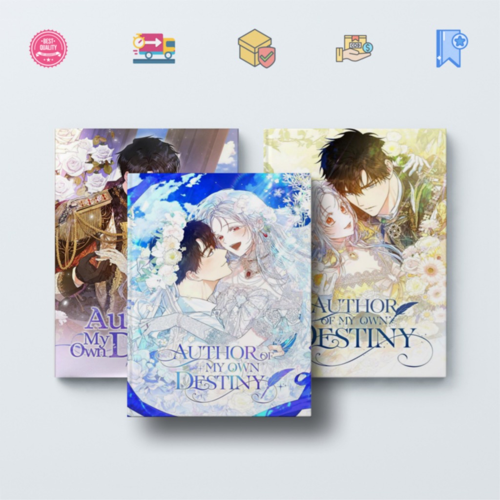 (อังกฤษและอินโด) นวนิยาย 4uth0r 0f my D35tiny Vol 1-3 โดย W1nt3rl34f ปกอ่อน