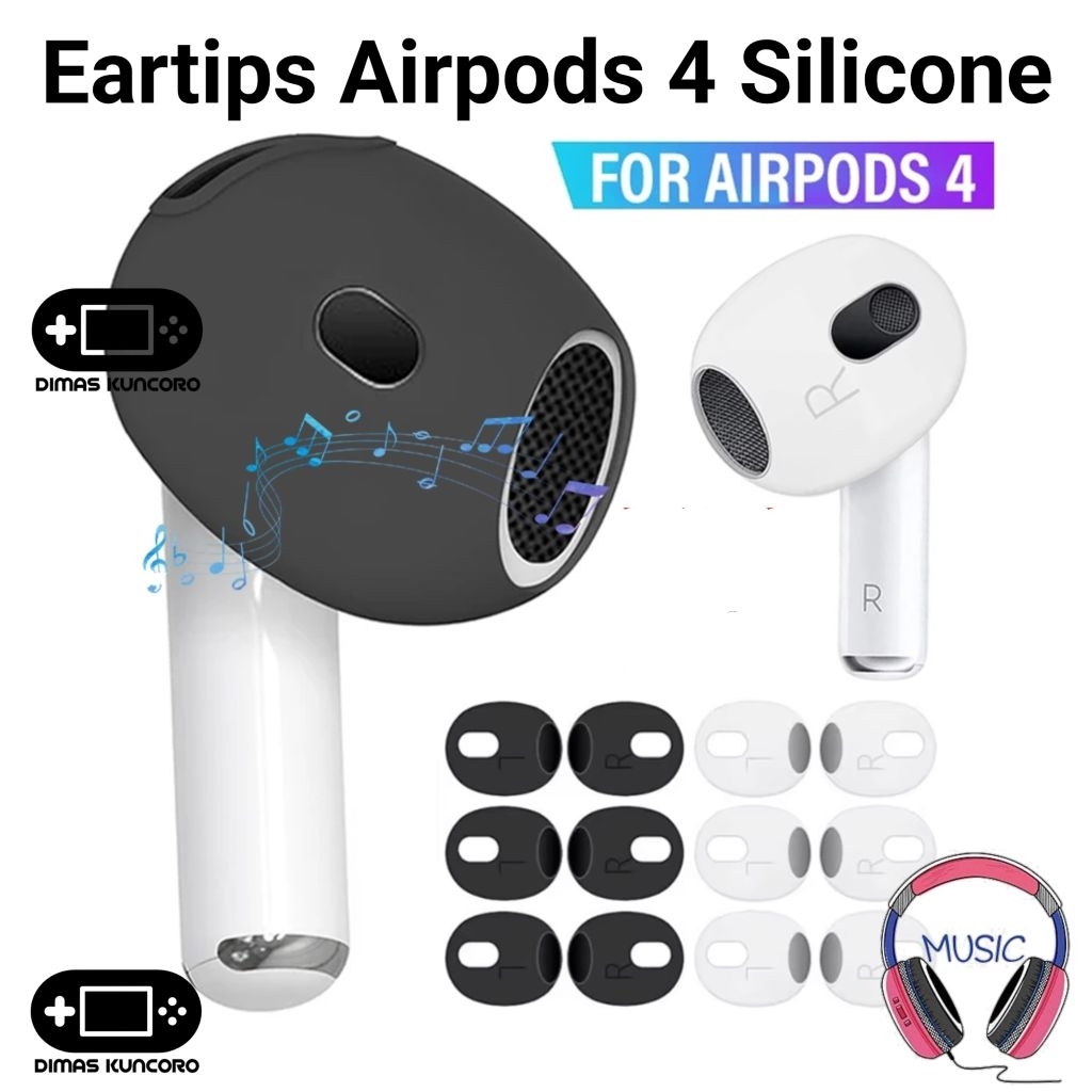 จุกหูฟัง Airpods 4 ซิลิโคน ซิลิโคน ซิลิโคน จุกหูฟัง จุกหูฟัง ยาง ที่อุดหู airpods 4 gen รุ่น 4