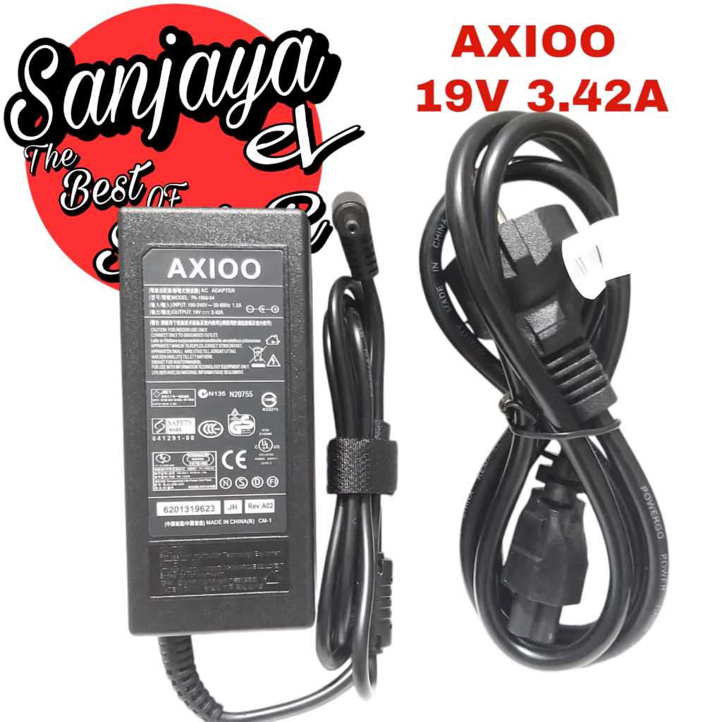 อะแดปเตอร์ชาร์จ Cas Axioo Mybook PRO L1 G11 F3 H5 19V 3.42A